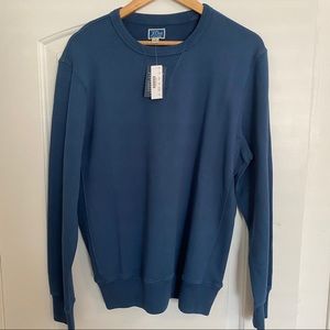 NWT J. Crew Garment Dyed Sweatshirt Navy M